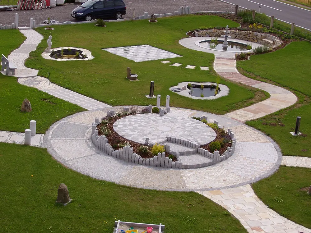 Mustergarten der Firma Cosic